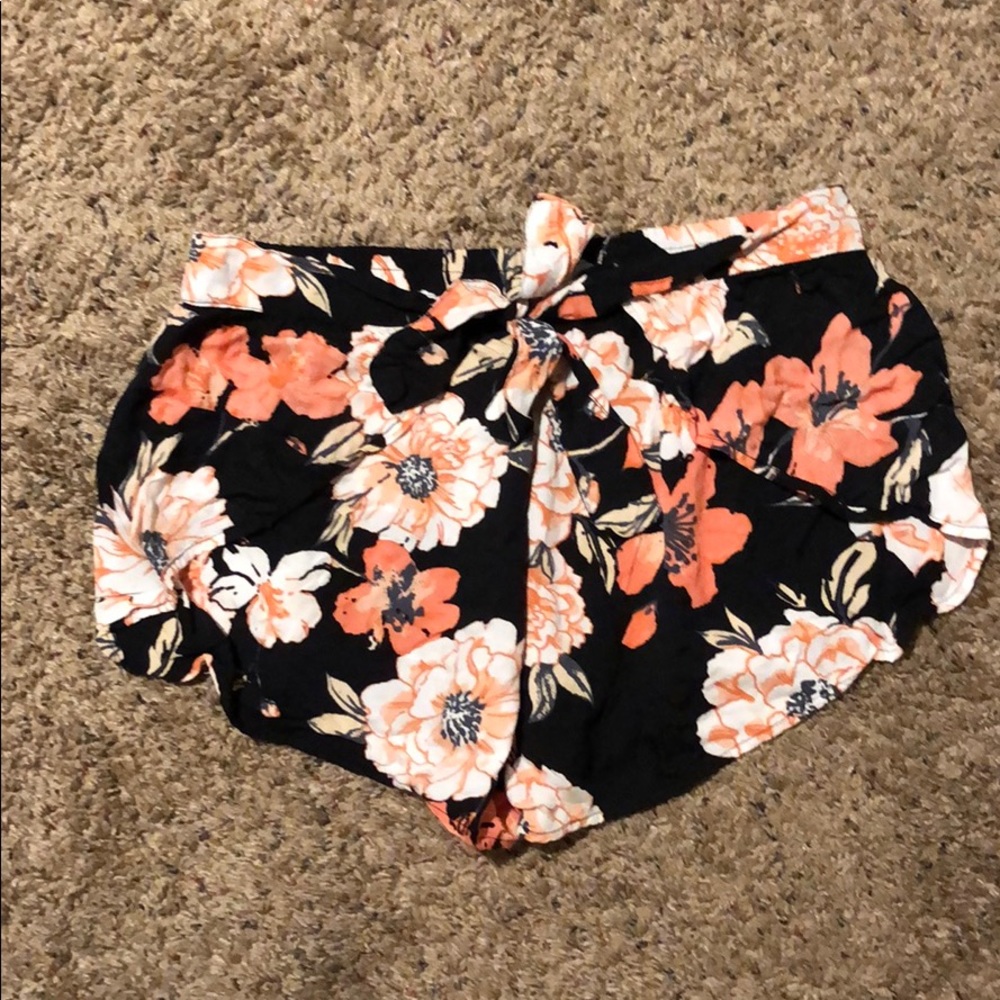 Roxy Linen Printed Shorts (M)